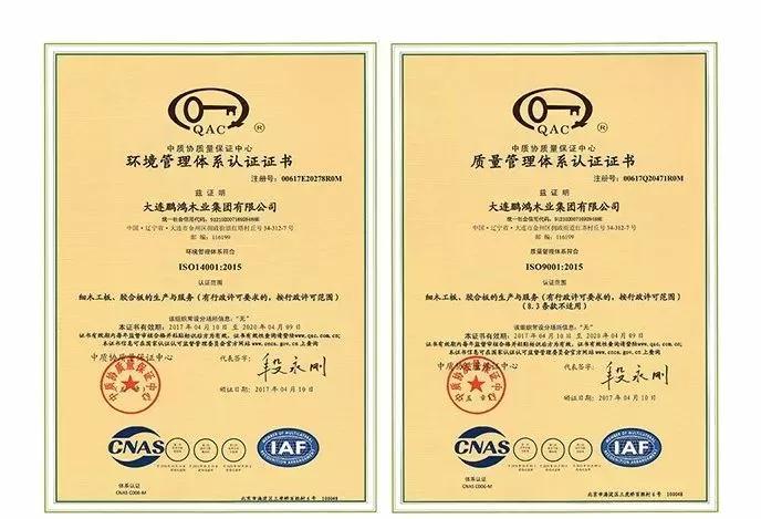 尊龙人生就是博首页板材质量治理系统认证