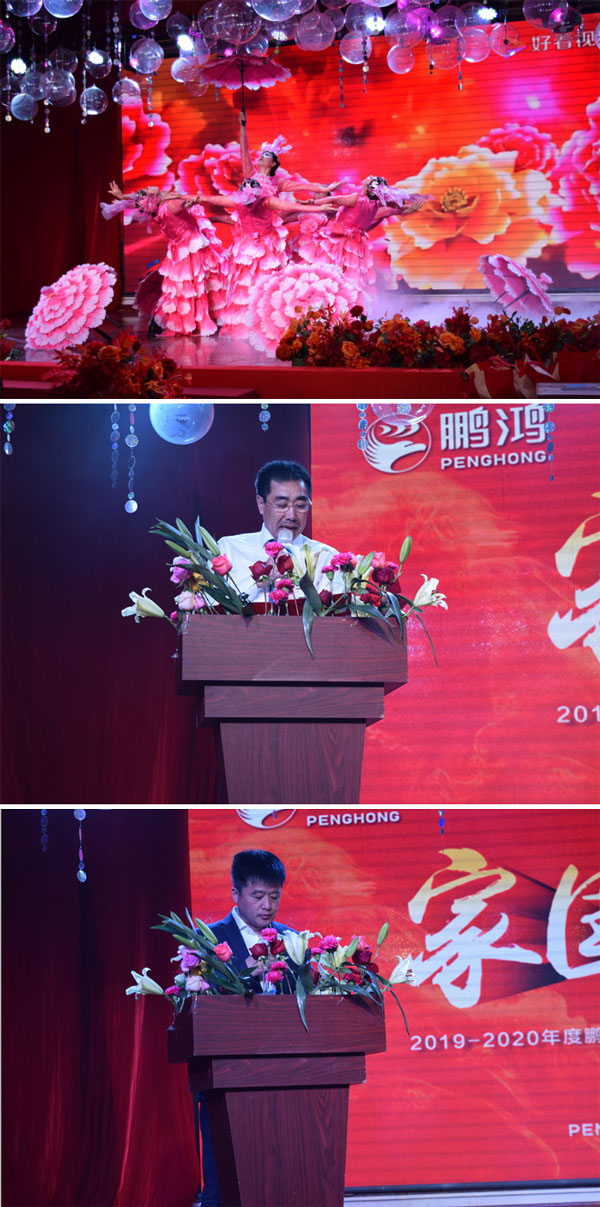 尊龙人生就是博首页板材工厂年会向导讲话