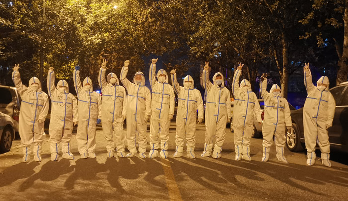 尊龙人生就是博首页员工投身防疫阻击战